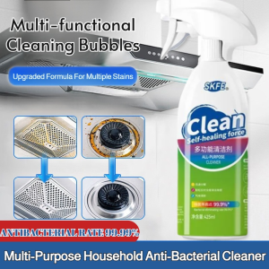 💕HOT💕【Multi-Purpose Household Anti-Bacterial Cleaner】Removes Stains Household Cleaning Cleaner Spray Toilet Kitchen Floor Cleaner Stubborn Oil Stain Foam Detergent Sanitary Deodorizer