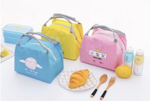 [Đủ 8 màu] Túi giữ nhiệt đựng cơm tiện lợi túi giữ nhiệt đựng nhiều loại hộp thức ăn hình động vật xinh xắn