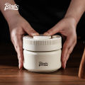 BINCOO Coffee Sealed Jar Press Vacuum to Preserve Fresh Canisters Coffee Storage Tank 304 Stainless Steel Light-proof Storage Tank 400ML/800ML/1200ML. 