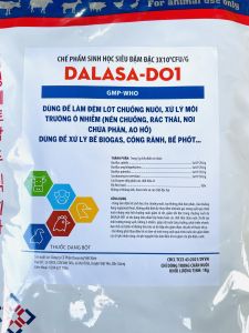 Daeyong Dalasa D01(1 kg) Men khử mùi hôi chuồng trại giup chuồng trại sạch sẽ giảm mâm bênh dùng cho thú cảnh vật nuôi.