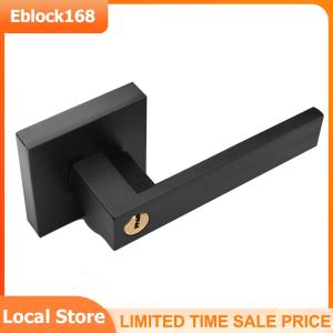 Entry Door Lock Reversible Right Left Sided Doors Heavy Duty Door Locking Lever for Room Office Bedroom Home Privacy