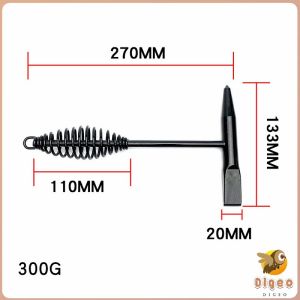 Digeo 300g 500g Spring Handle Welding Chipping Hammer Industrial Grade Welding Hammer Welding Hammer Slag Hammer