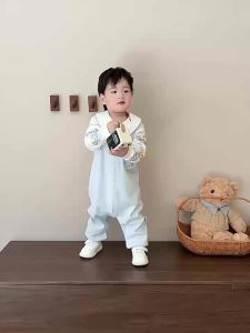 Newborn clothing a Cotton-like baby jumpsuit infant spring and autumn long-sleeve romper infant clothing for spring