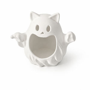 Ghost Cat Candy Dish Halloween Ghost Cat Candy Dish Cute Ornament