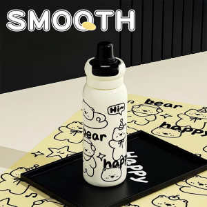 Tumbler Little Joy 620ml Stainless SUS 304 / Tumbler Cute Pets 620ml / Botol Tumbler Viral