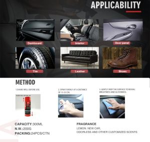 [TẶNG 1 KHĂN LAU Ô TÔ XE MÁY 30X30CM] Chai Xịt Dưỡng Nhựa Nhám Ô Tô Xe Máy – Bình Dung Dịch Phục Hồi Làm Mới Ghế Da Nội Thất Xe Hơi – Chai Xịt Chống Lão Hóa Nhựa Nhám Ghế Da Sofa -DSQ DASHBOARD SPRAY 450ML - Công Nghệ ĐỨC