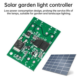 แผงวงจร PCBA แผงควบคุมไฟควบคุมพลังงานแสงอาทิตย์แผงวงจรควบคุมบอร์ดไฟแสงอาทิตย์ไฟแต่งสวน3.2V-15V