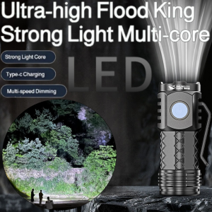 Outdoor Mini Strong Light Flashlight Longdistance Shooting Super Bright Flashlight LED Portable Torch Light