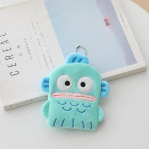 Cute Hangyodon Cartoon Peripheral Hand Carry Bento Bag Ugly Cute Monster Design Student Portable Hand Tote Bag Casual Single Shoulder Bag for Outdoor Daily Use