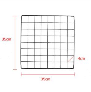 Multi-Function Iron Metal Grid Decor Photo Frame Wall Art Display