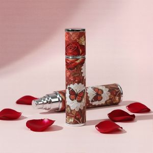 OMQAIO Di động Chai nước hoa 10ml Có thể tái sử dụng Có thể đổ đầy lại Bình xịt rỗng Chuông tháng Năm Chống rò rỉ Hộp đựng mỹ phẩm Du lịch