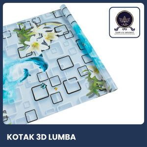 Adipatidinding - Wallpaper Dinding Motif  Ukuran 45 Cm x 10 Meter Wallpaper Stiker Dinding Motif  Wallstiker Motif Kotak 3D Lumba Dekorasi Dinding Dekorasi Rumah Dekorasi Ruang Tamu Dekorasi Kamar Tidur
