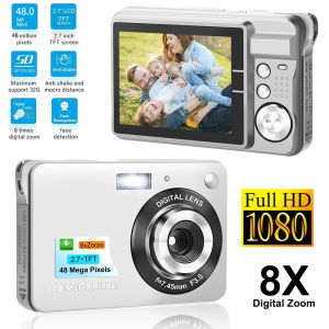 APPO camera for vlogging 4K Digital Camera 8X Zoom Anti shake flash lamp Outdoor video recording 2.7 inch camera photography