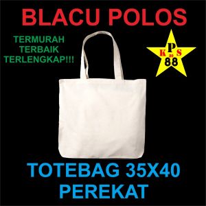 TOTEBAG GOODIEBAG - TOTEBAG 35X40 TERMURAH - TAS BLACU POLOS