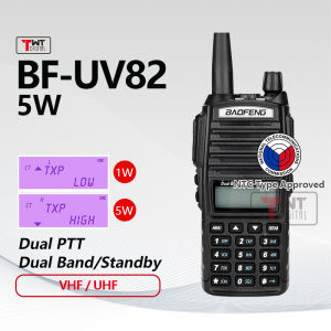 Baofeng UV82 Walkie Talkie HP Portable Two-Way Radio Dual PTT UHF/VHF 10km Long Range Professional Transceiver
