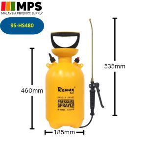 REMAX PRESSURE SPRAYER GARDEN RANGE HEAVY DUTY CHEMICAL PRESSURE SPRAYER 3L 5L 8L 压力喷雾泵 Pam Penyembur Tekanan【Local Stock】