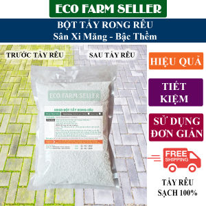 Túi 500Gr Bột Tẩy Rêu Sân Xi Măng Hiệu Quả Nhanh - Sạch Rêu Sau 10 Phút
