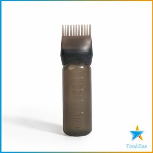 TD ขวดย้อมสีผม พร้อมแปรง ขนาด 170 มล. สําหรับร้านทําสีผม ตัวขวดมีสเกล Hair dye bottle