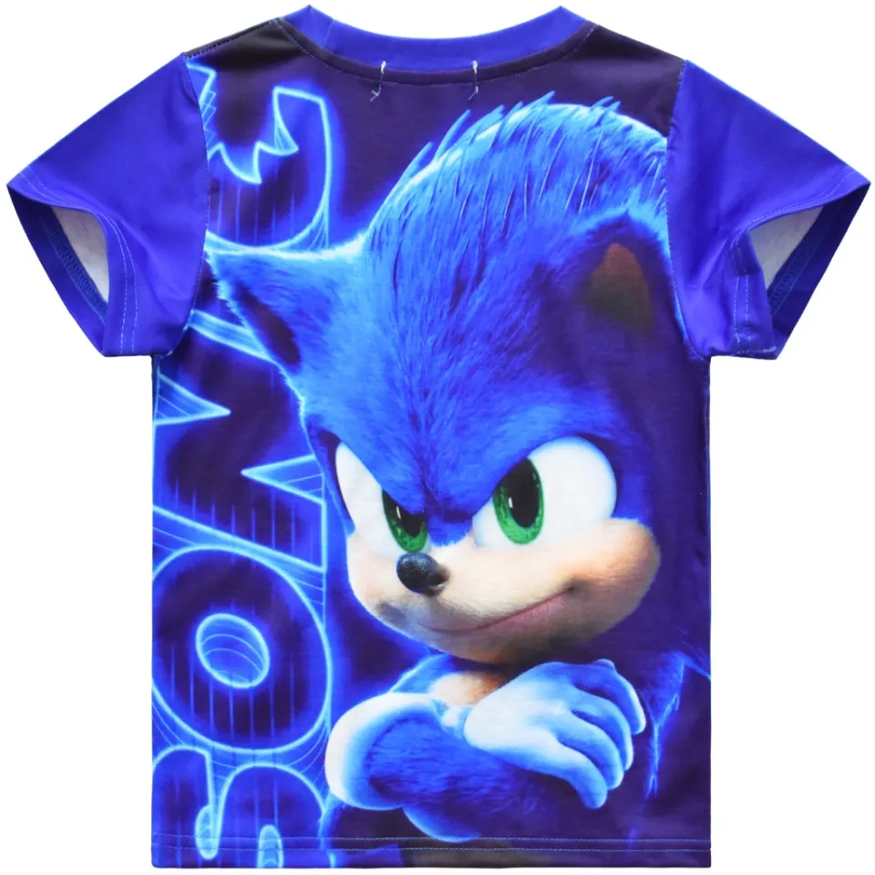 2-8 Years Old Anime Sonic The Hedgehog Costume for Kids Summer Sonic T  Shirt Shorts Suit Terno Baju Boy Girl Pajamas Birthday Halloween Party  Cosplay | Lazada