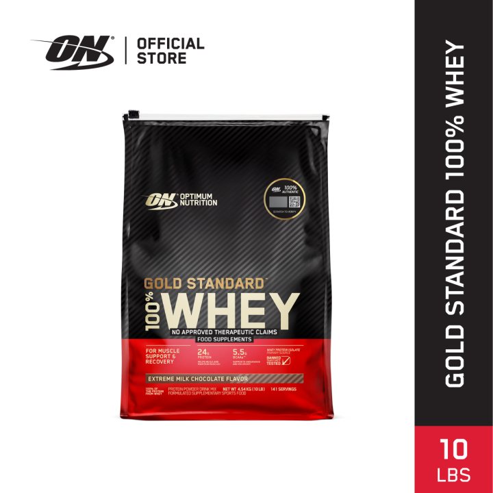 Optimum Nutrition Gold Standard 100% Whey Protein 10 lbs | Lazada ...