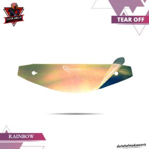 Tear Off Helm Njs Zx1r Zx1 Pelindung Aksesoris Flat Visor Iridium Blue Gold Silver Rainbow Clear