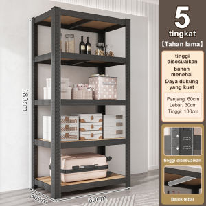 【📍Surabaya】Rak Besi 5/6 susun Siku Serbaguna Rak Gudang 4susun/5susun rak susun serba guna  Rak supermarket  Rak Aquarium  Rak Dapur Rak Susun Serbaguna