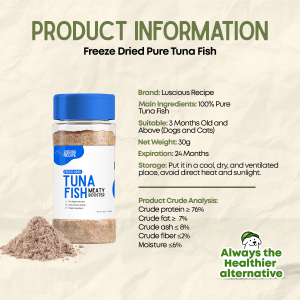 Luscious Recipe Freeze Dried Pure Duck Liver Powder Appetite Booster Organic Meal Toppers For Dogs & Cats