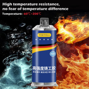 100g Strong Metal Defect Repair Agent Instead of soldering Harder Than Steel 2 In1 Industrial AB Glue Epoxy all purpose adhesive for metal plastic Temperature 200°C 30 Years without Falling off High -intensity waterproof Sealant