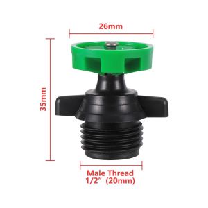 USECOAT Male Thread Rotating Sprinkler 1/2 Inch 360 Degree Turning Sprinkler Atomizing Nozzle Micro Irrigation Nozzle Garden