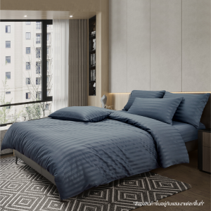 ibed ปลอกผ้านวม Softex Satin (ทอลายริ้ว) - STRIPED COLLECTION