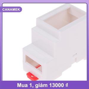 【CANAMEK】 1PC Din Rail PLC Hộp nối nhựa điện tử hộp dự án trường hợp 4 màu sắc 88x37x59mm 35-Rail gắn cụ nhà ở