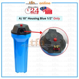 10" 1/2" HOUSING BLUE WATER FILTER HOUSING WITH PP OPENER BRACKET