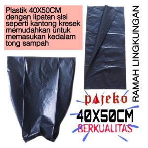 Kantong Plastik Sampah 40x50cm / Kantong Plastik Hitam Serba Guna Sampah Barang Perabot dll  40 x 50
