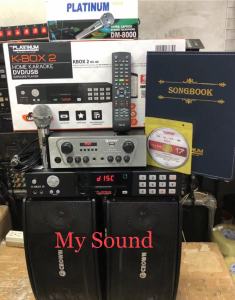 (Set) the Platinum Kbox2/Ks-40 Karaoke Player with 18000 Songs with CROWN BFA-616 2000Watts PMPO Free Platinum Microphone