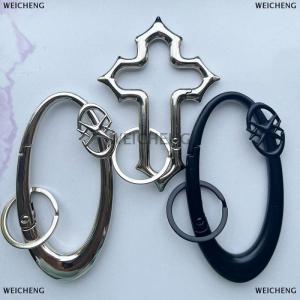 [COD] WEICHENG Zinc Alloy Bag Charm Trinkets Keychain Cross Carabiner Keychain Camping Hiking Outdoor Climber Waist Pendant Accessories Gift