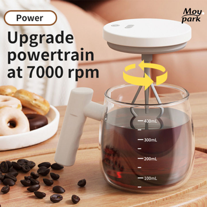 MoyPark 2024 New Rechargeable Electric Stirring Coffee Cup High Value