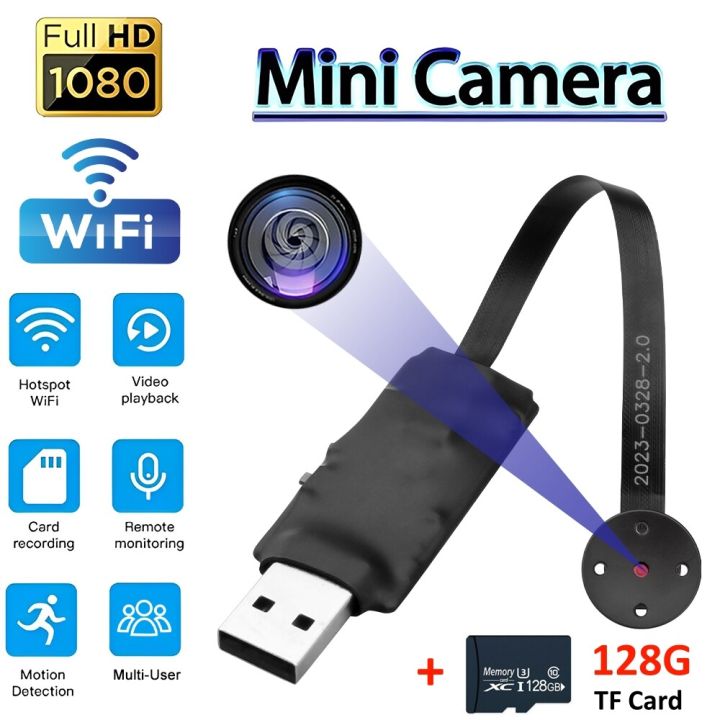 32GB Hidden Spy Camera 1080P WiFi Mini Portable Wireless Security