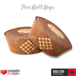PECI / KOPIAH UNIK KULIT KAYU DEWASA LAKI LAKI TERBARU 2022