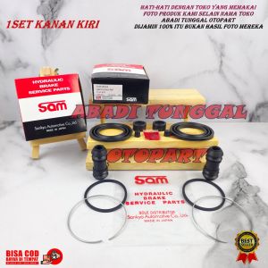KIT REM CAKRAM DEPAN DAHATSU TAFT GT F70 HILINE KIRI KANAN 1SET SAM