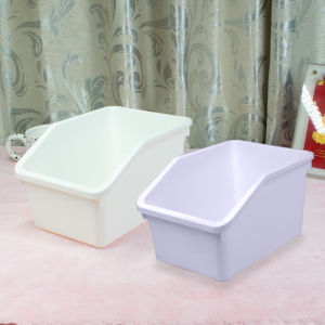 Locaupin Household Sorting Bin Organizer Home Tool Shelf Storage Basket Container For Bathroom Office Bedroom Toys
