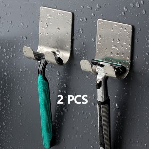 Punch-free hook wall hanging storage hook bathroom wall-mounted bathroom pendant waterproof and punch-free multifunctional glue hook bathroom accessories bathroom rack  Amazon Hot Style