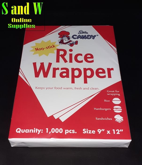 Rice Wrapper Paper Non Stick, hamburger, Shawarma 7x10 and 9x12, 1000 ...