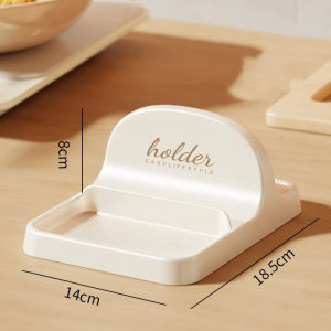 2Tier Kitchen Countertop Stainless Steel Multifunctional Pot Lid Holder Rack Pan Cover Storage Shelf Household Punch-free Spatula Kitchenware Pot Rack