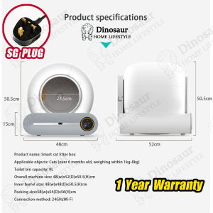 APP ➕ WiFi Automatic Cat Litter Box  Smart Auto Cleaning Cat Litter Box Advance Intelligent Toilet WiFi Controlled Pet Tray English App