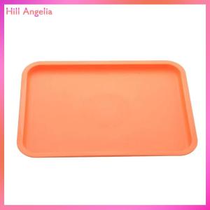 [Hill Angelia] Rectangular Pallet Nordic Plastic Food Serving Tray Multiple Colors Storage Tray Household Kitchen Fruit Dessert Tray