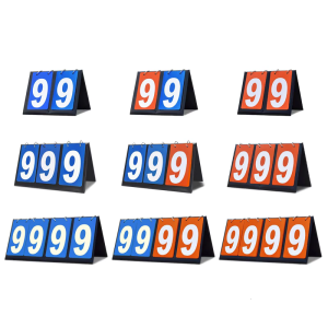 Tabletop Scoring Board Portable Tabletop Scoreboard Flippers MultiSport Score Flip Scoreboard Easily Flip Score Keepers