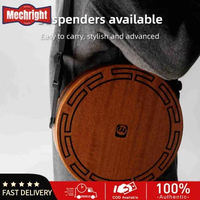 Mechright Trống Cajon Di Động Gỗ Mahogany Tay Trống Hình Bát Giác Nhạc Cụ Gõ Có Dây Đeo Và Túi Có Thể Điều Chỉnh