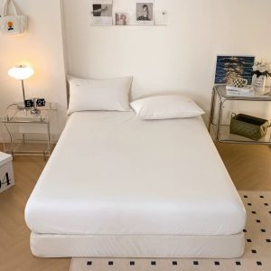 【ship in 24h】Fully Garterized Hotel Quality Plain Bedsheet Only Single / Full Double / Double / Queen / King