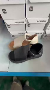 WomenS Soft Leather Sandals 2026 Summer New Flat Velcro Casual Open-Toe Soft Sole Roman Sandals For Women