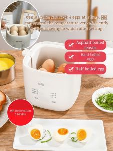 Smart Temperature Control Egg Cooker Multifunctional Steamer for Perfectly Cooked Eggs